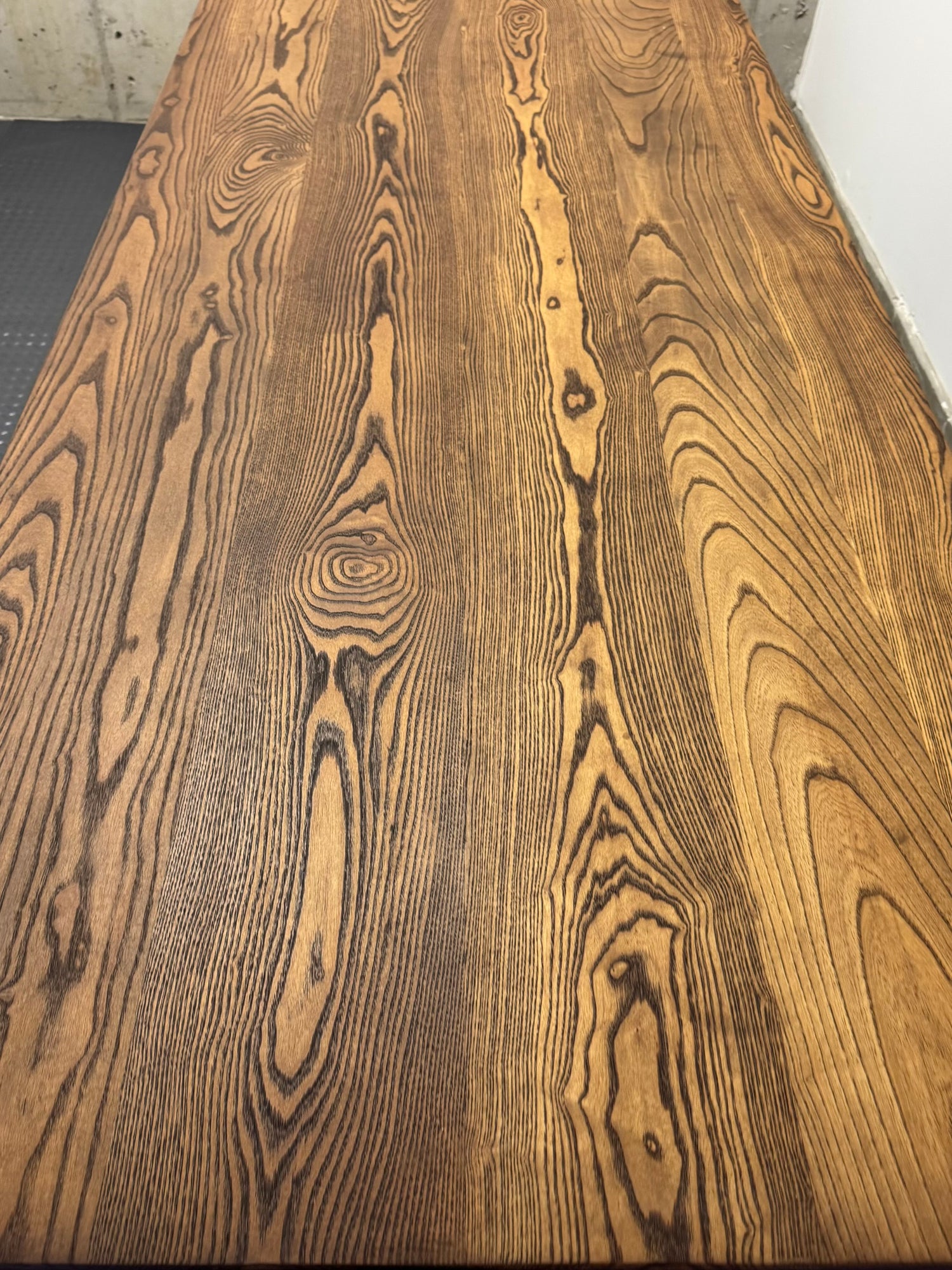 modern farmhouse dining table custom built in Indiana