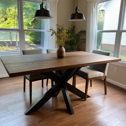 custom modern dining table with chairs